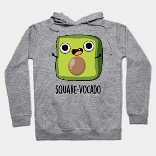 Square-vocado Funny Avocado Puns Hoodie